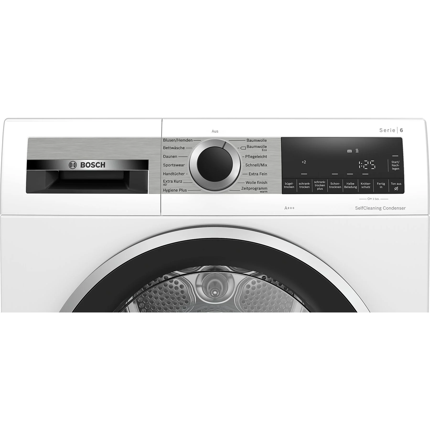 BOSCH WQG235D00 warmtepompdroger (8,0 kg, wit) - Afbeelding 5