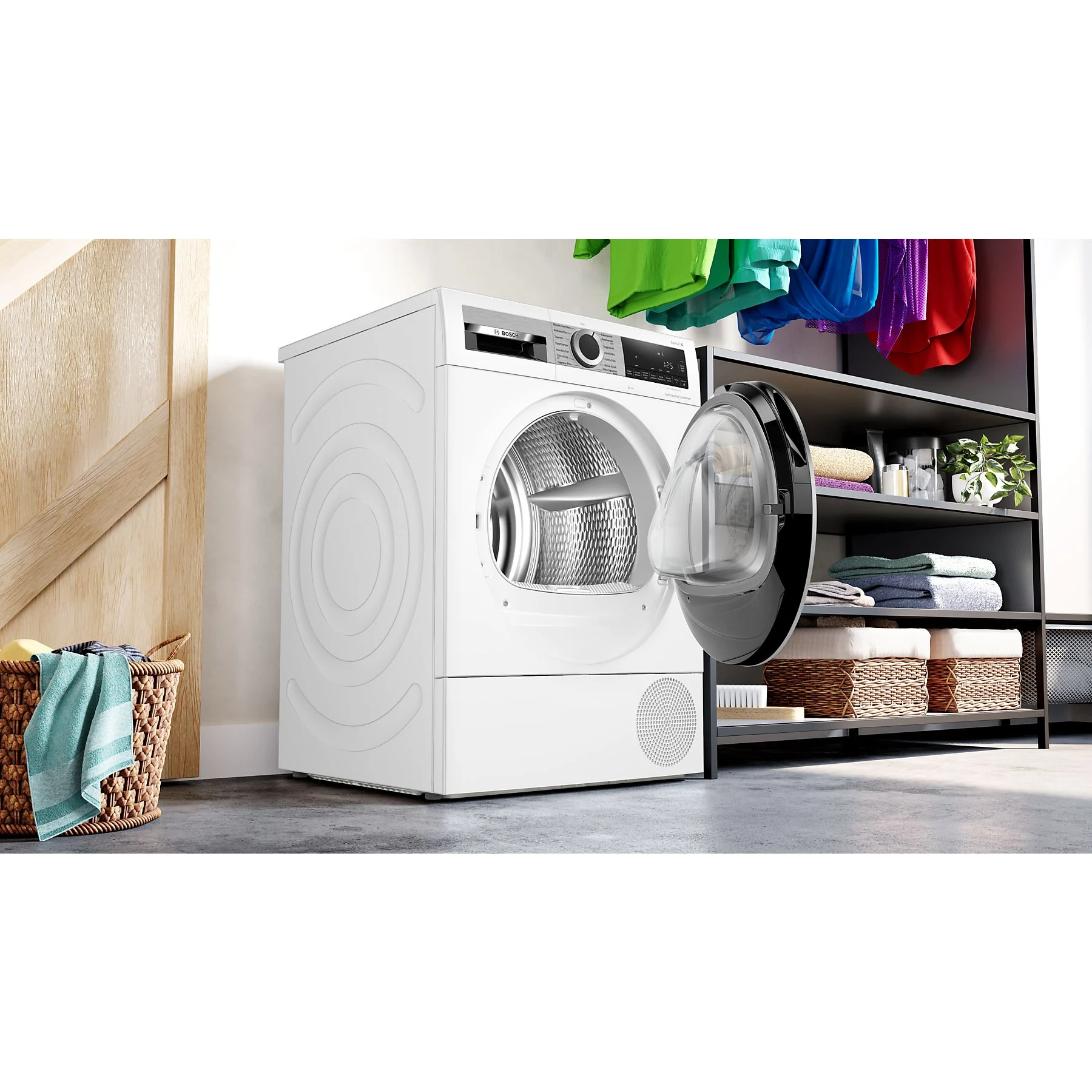BOSCH WQG235D00 warmtepompdroger (8,0 kg, wit) - Afbeelding 7